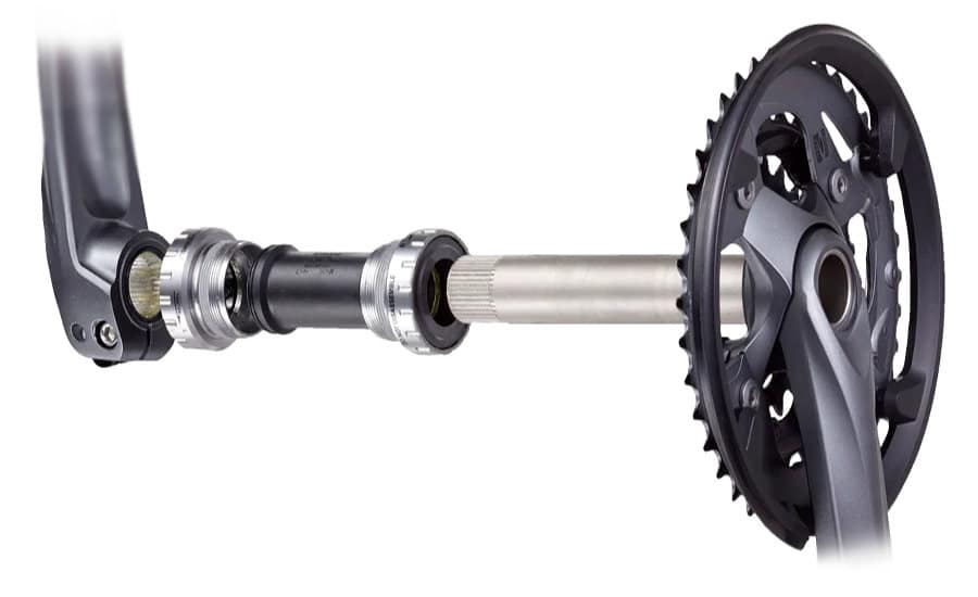 Aufbeu einer 2-Piece-Kurbel Aufbeu einer 2-Piece-Kurbel