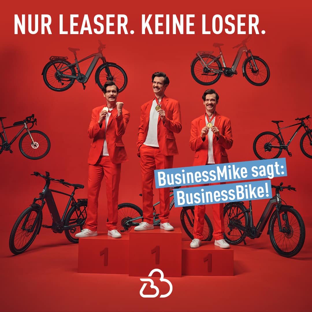 Mit BusinessBike & Stadler auf dem Siegertreppchen