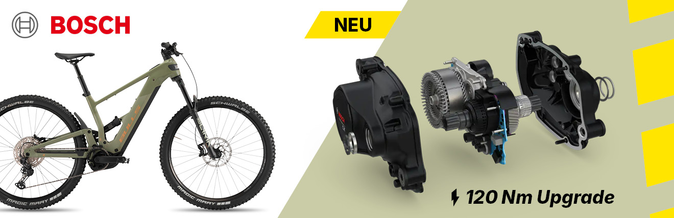 Bosch Performance Upgrade 120 Nm E-Bikes jetzt verfügbar