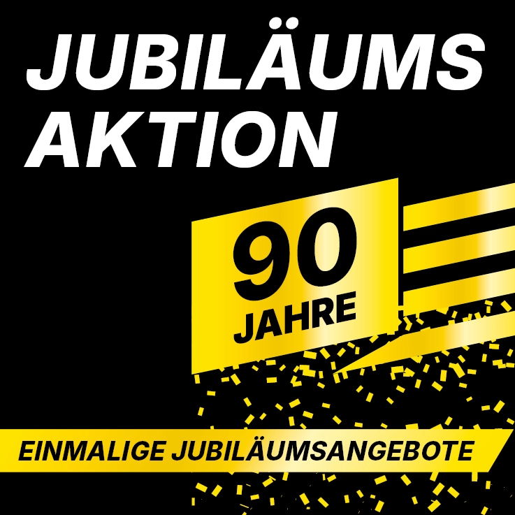 90 Jahre Jubliäumsverkauf