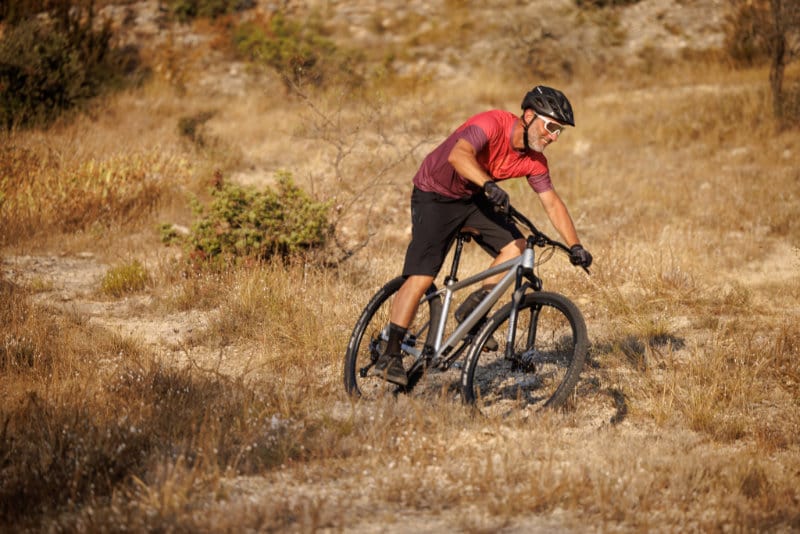 Mit einem Copperhead Cross Country Bike unterwegs