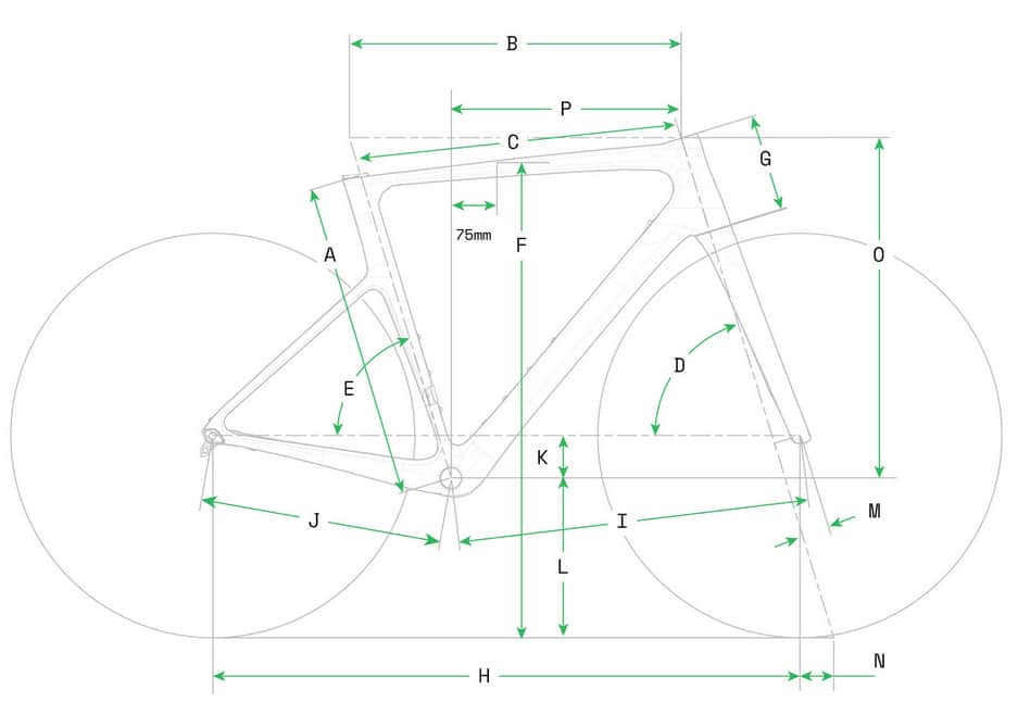 Cannondale SuperSix EVO 1 GEN 5 Rahmengeometrie