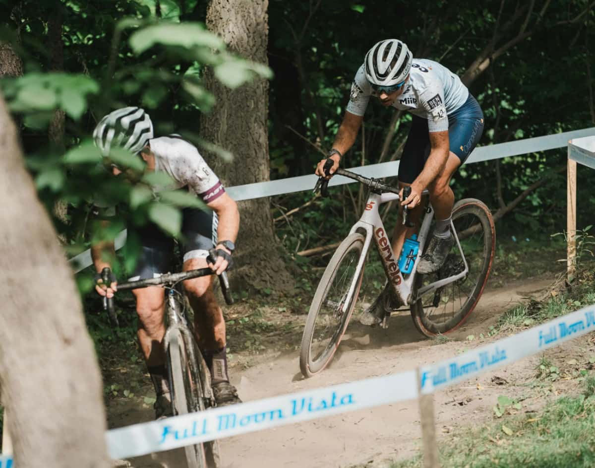 Profifahrer im Gelände