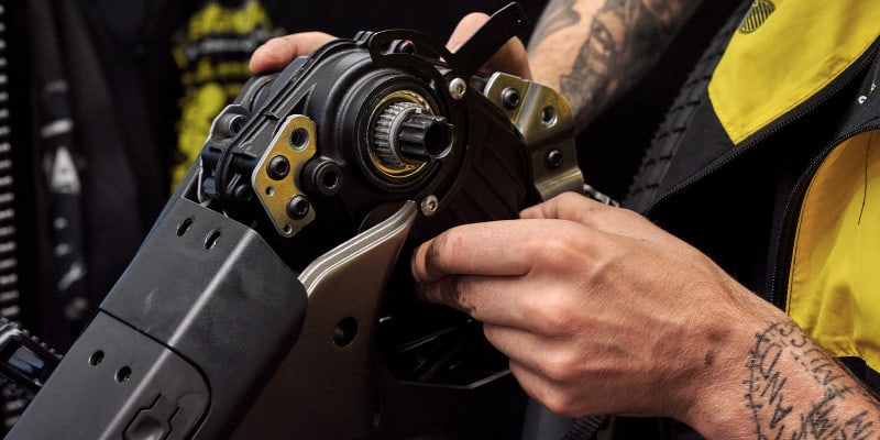 E-Bike Motor Inspektion durch einen Stadler E-Bike Experten