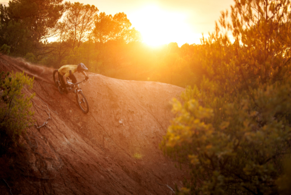 steiles gelände - maximaler grip