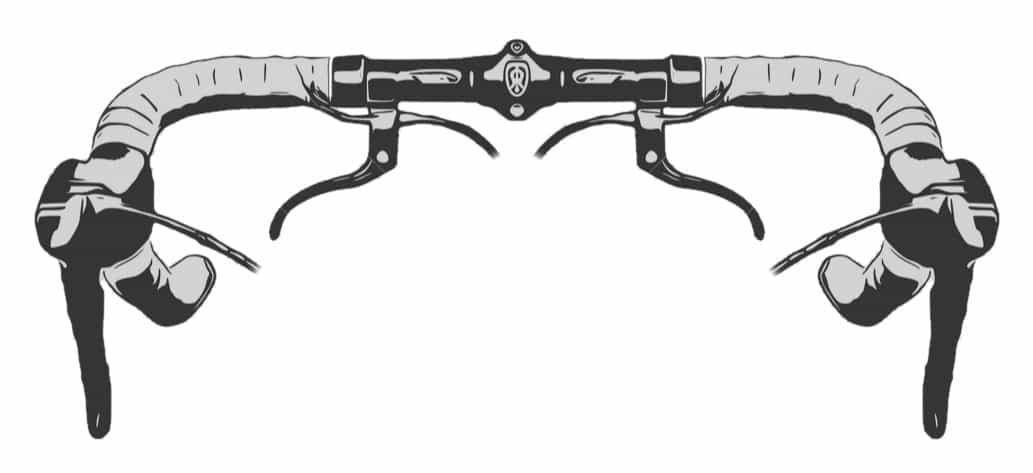 Rennradlenker mit Crosstop Bremshebel