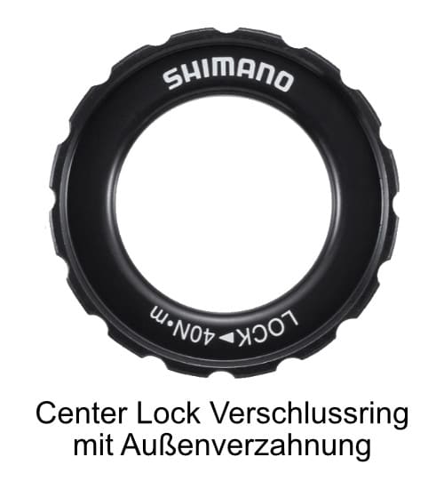 Verschlussring mit Außenverzahnung