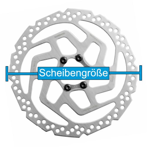 Größe Bremsscheibe