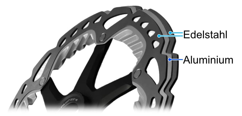 Aufbau Shimano ICE Tech Rotor