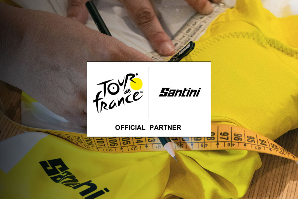 Santini ist offizieller Partner der Tour de France