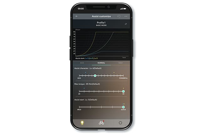 Einstellungen E-Tube App Basic