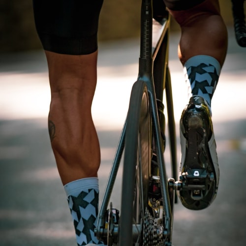 Rennradfahrer Klicksystem