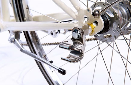 Thule Deichsel am Fahrrad für Fahrradanhaenger