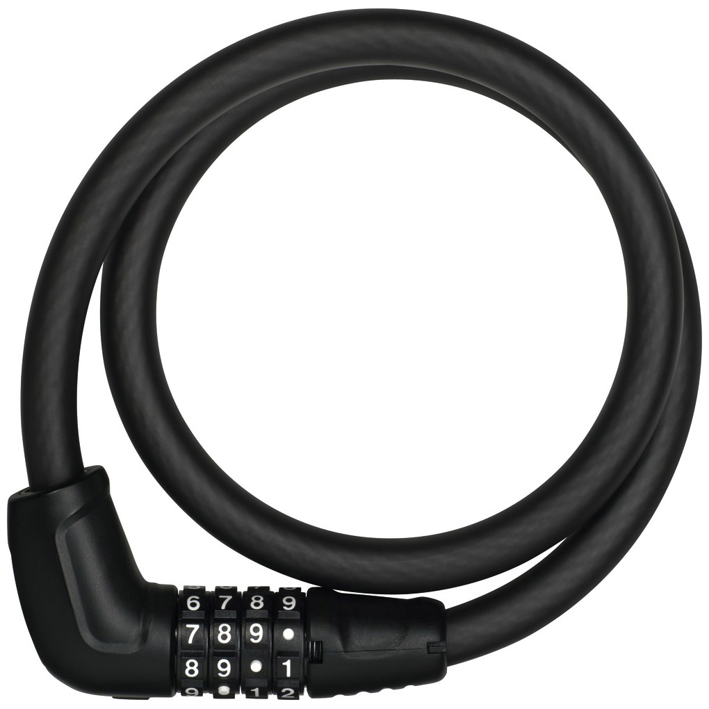 Security Plus RB76-2 Kabelschloss – Zahlenkombination Mit Stahlseil, 100 Cm Schwarz | Zahlenschloss Fahrradschloss