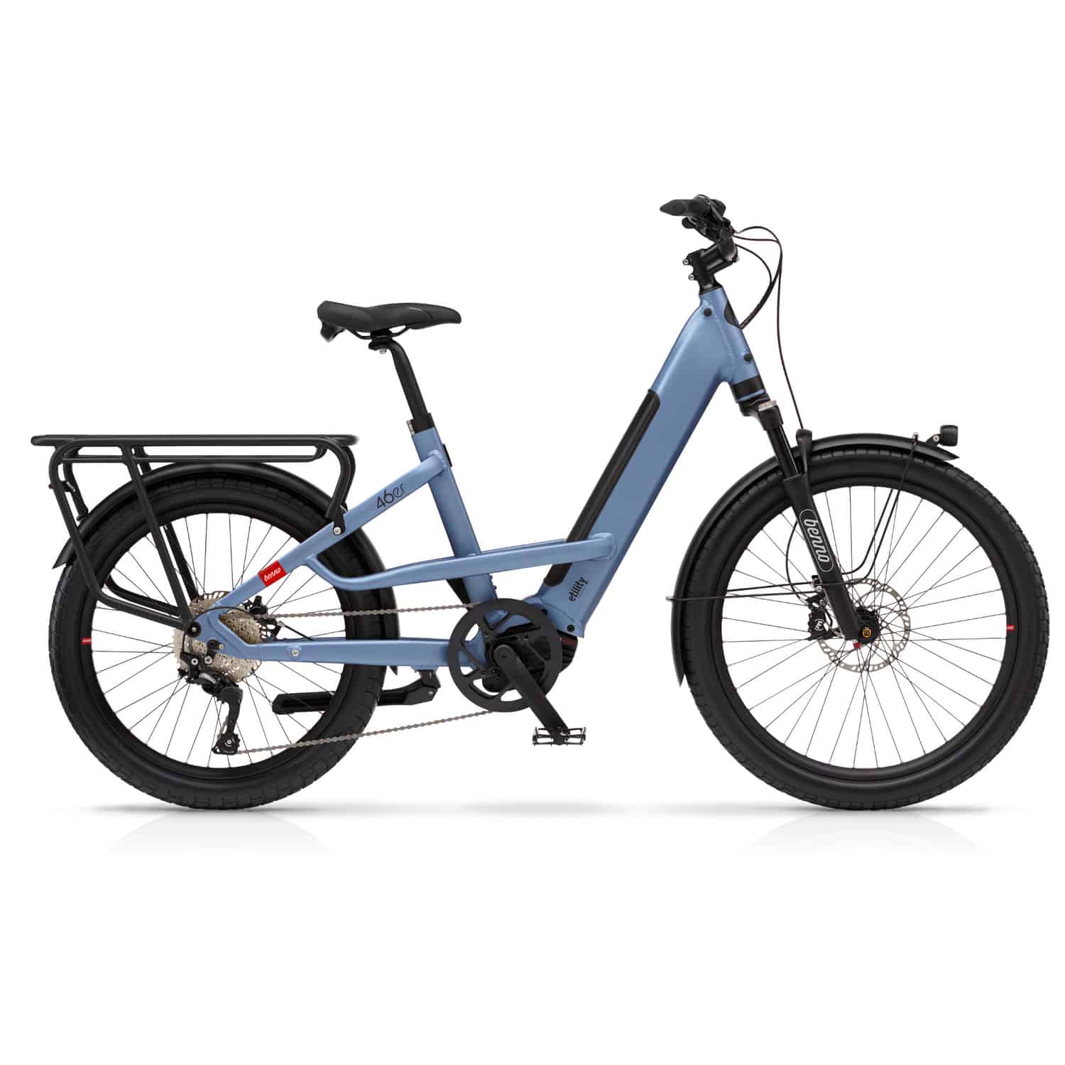 Benno Bikes 46ER 10D E-Bike Kompaktrad 26"-24" blau
