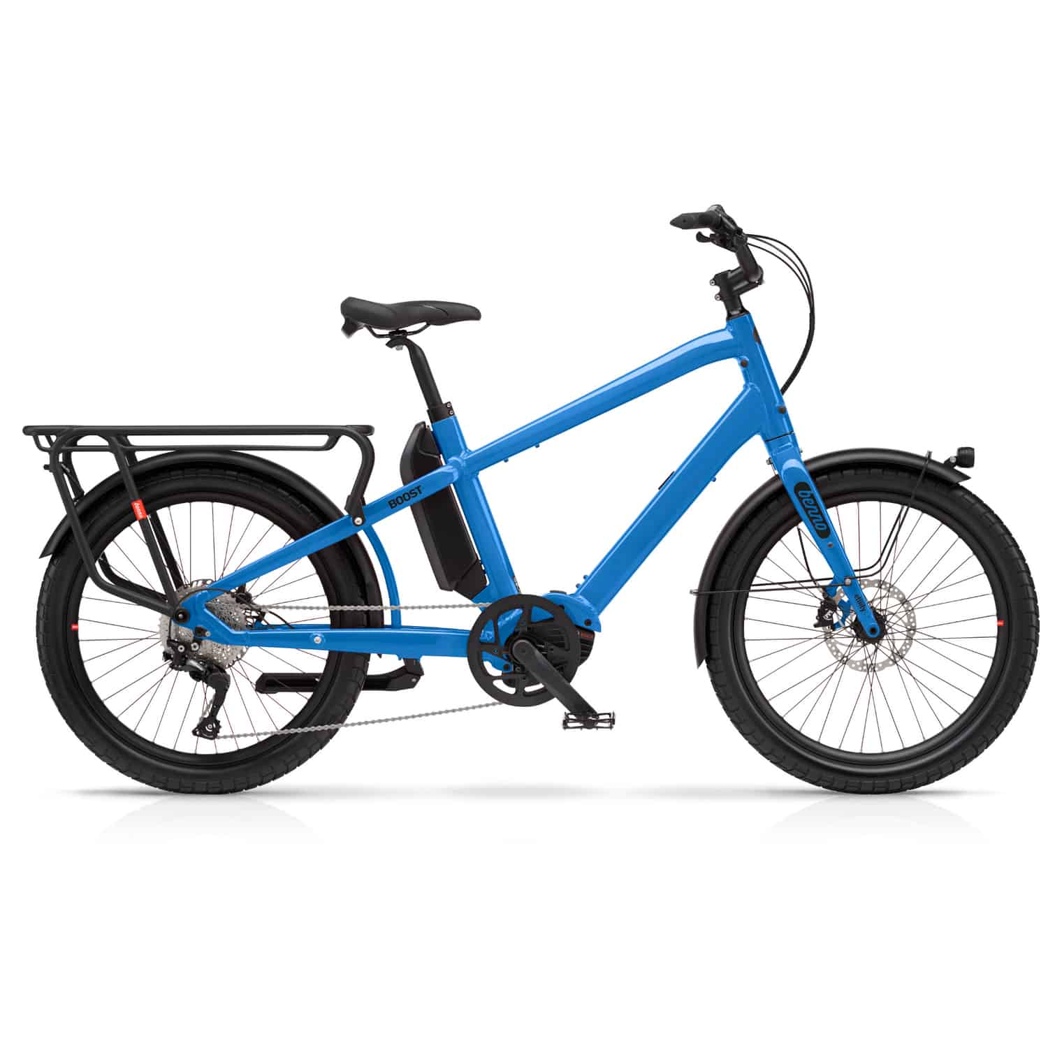 Benno Bikes Boost-E 10D CX EVO5 E-Bike Lastenrad Herren 24" blau
