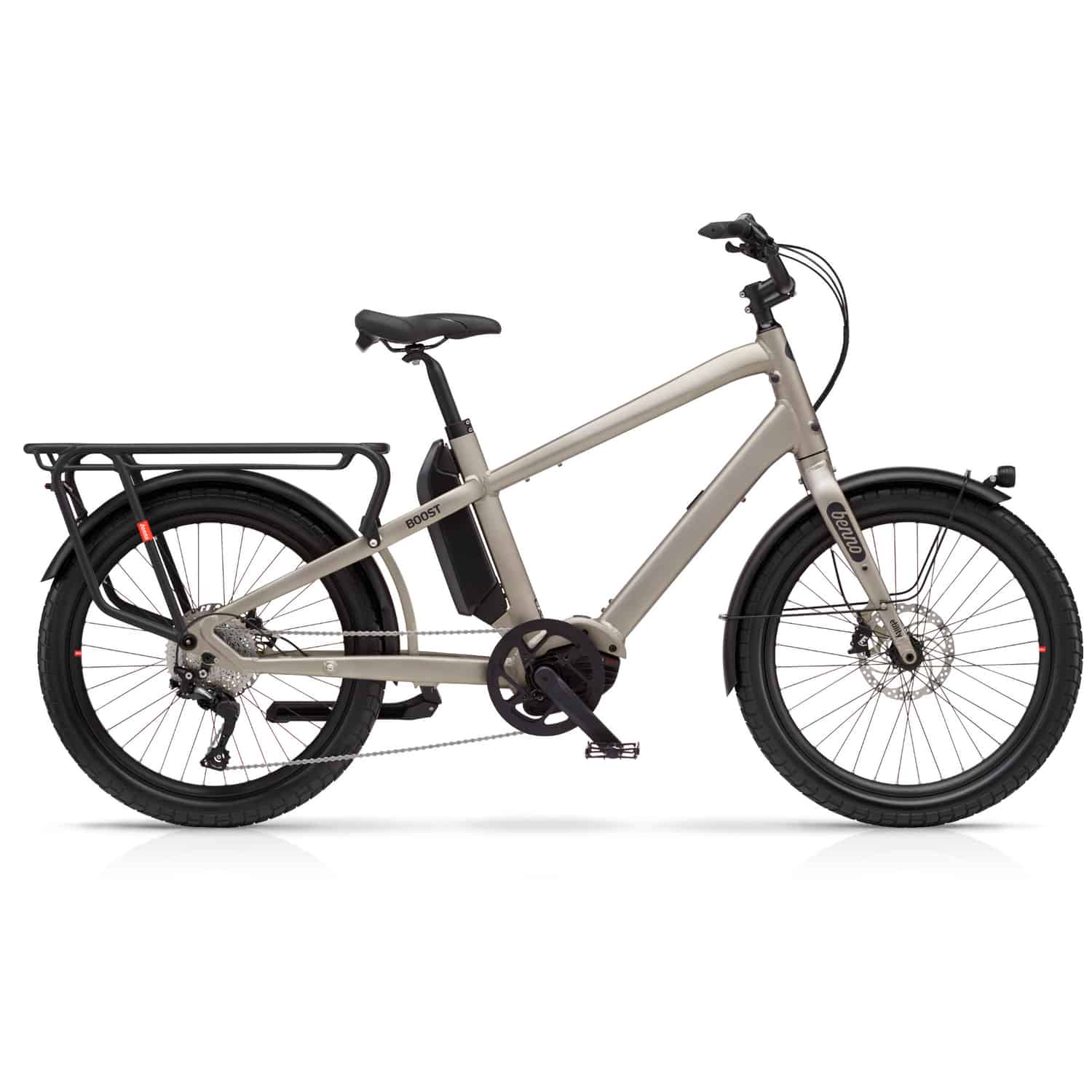 Benno Bikes Boost-E 10D CX EVO5 E-Bike Lastenrad Herren 24" silber