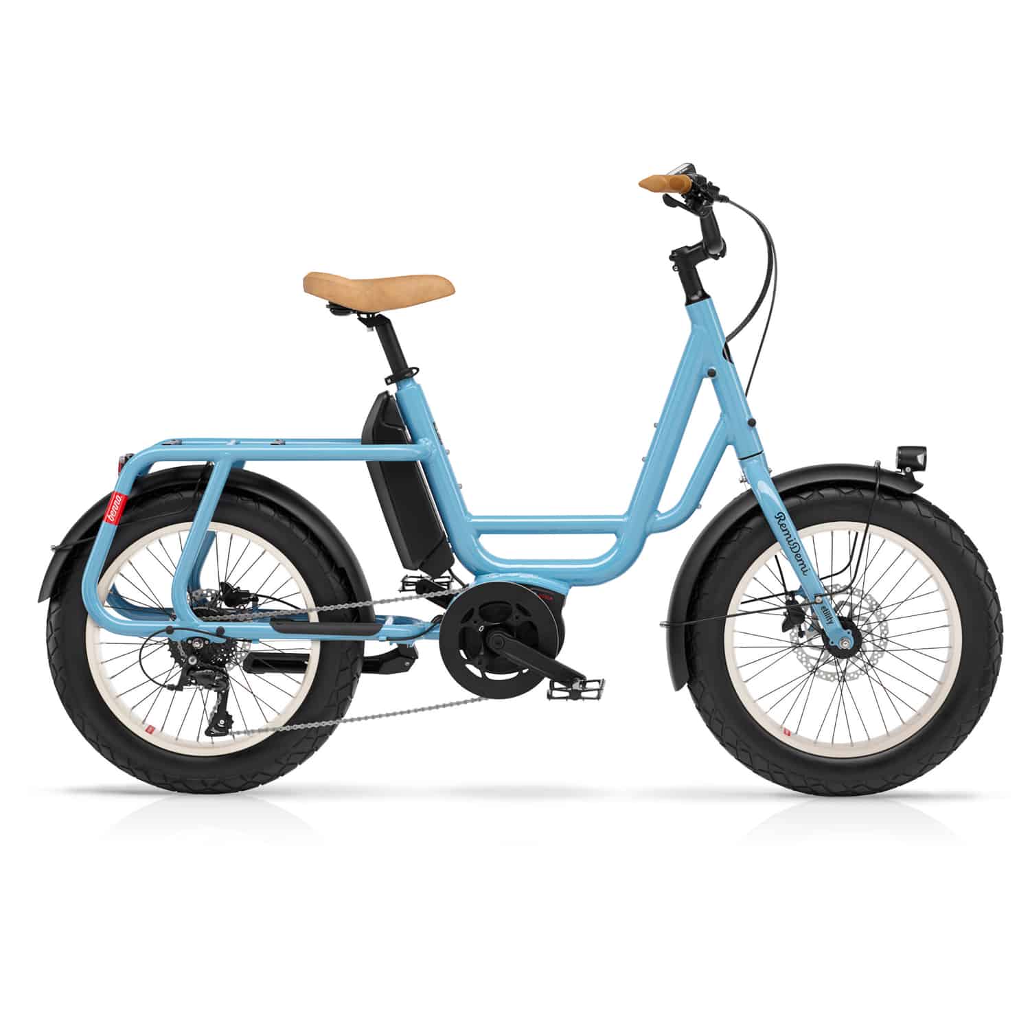Benno Bikes RemiDemi Performance E-Bike Lastenrad 20" blau