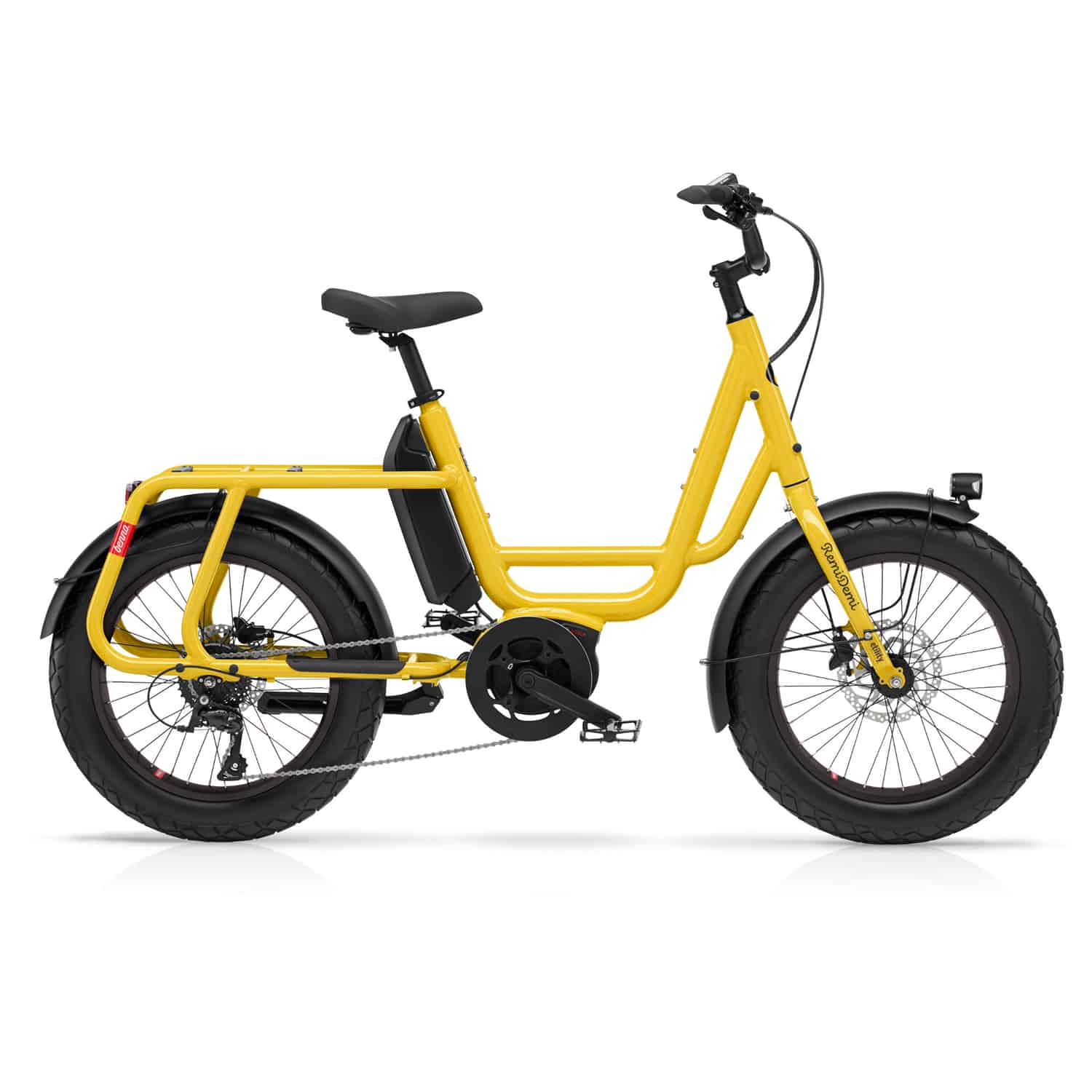Benno Bikes RemiDemi Performance E-Bike Lastenrad 20" gelb