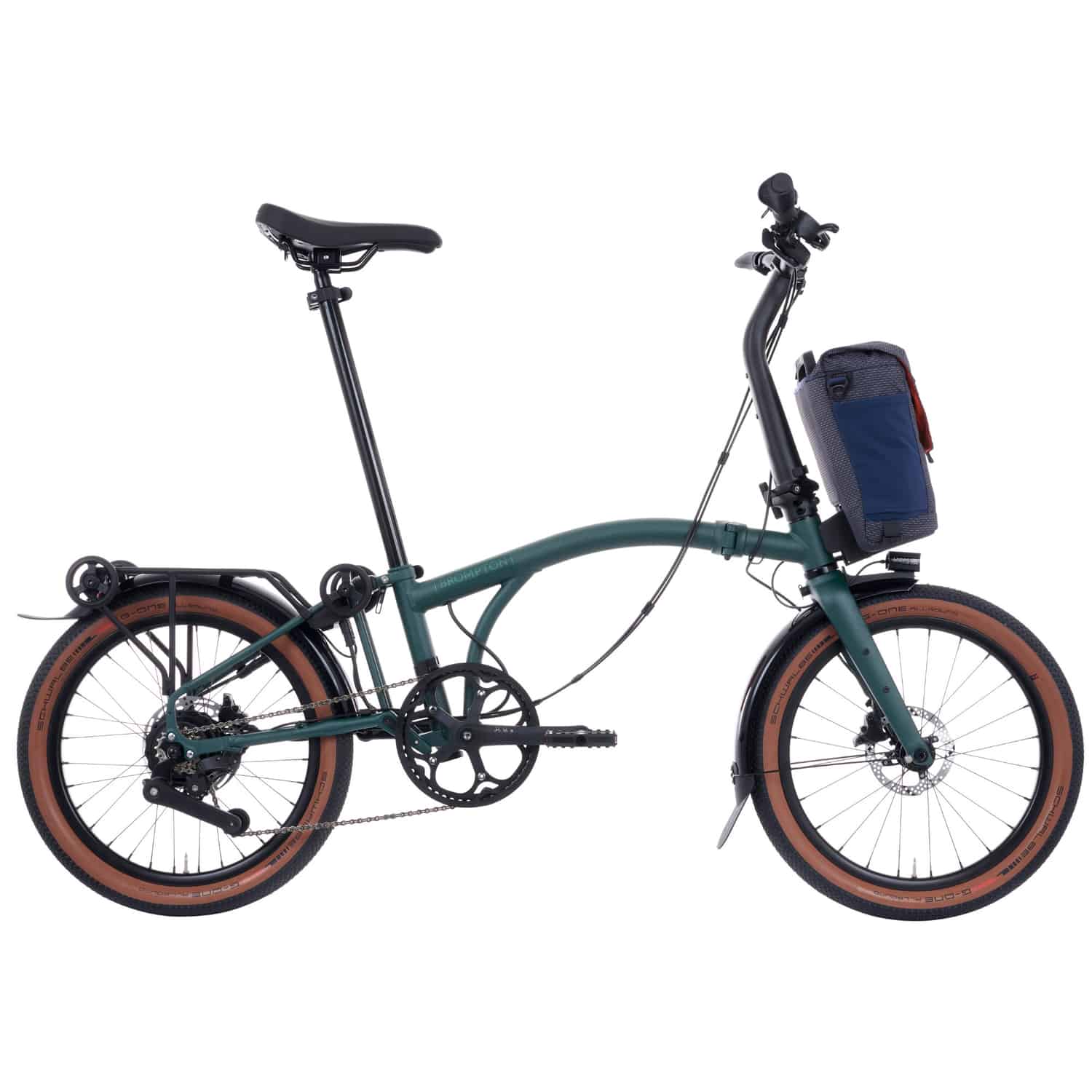 Brompton Electric G-Line G4 E-Bike Faltrad 20" grün