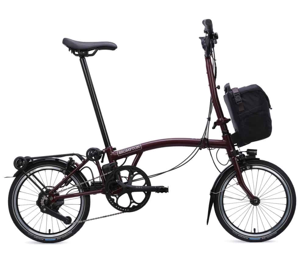 Brompton Electric C-Line H4EL E-Bike Faltrad 16" rot