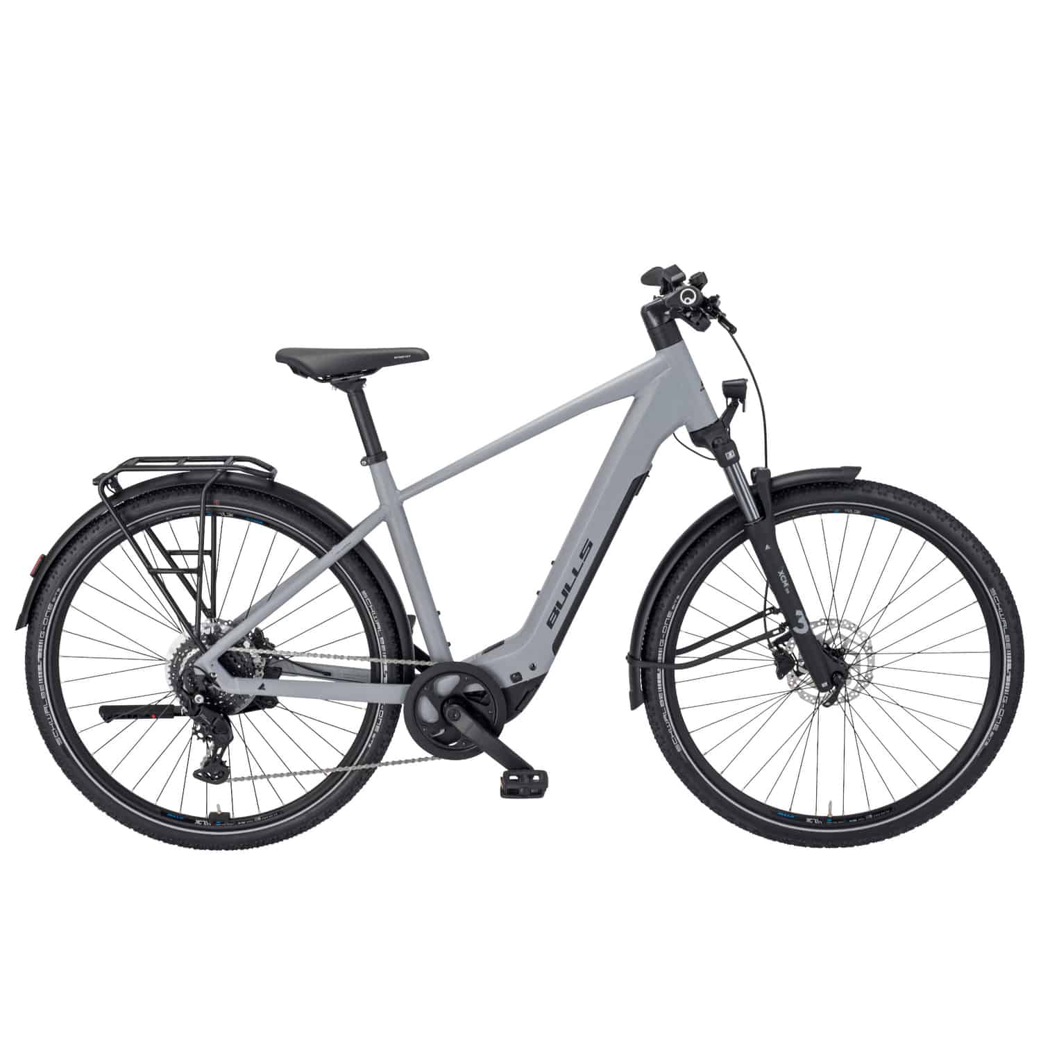 Bulls Cross Lite EVO SX LT E-Bike Trekkingrad Herren 28" grau