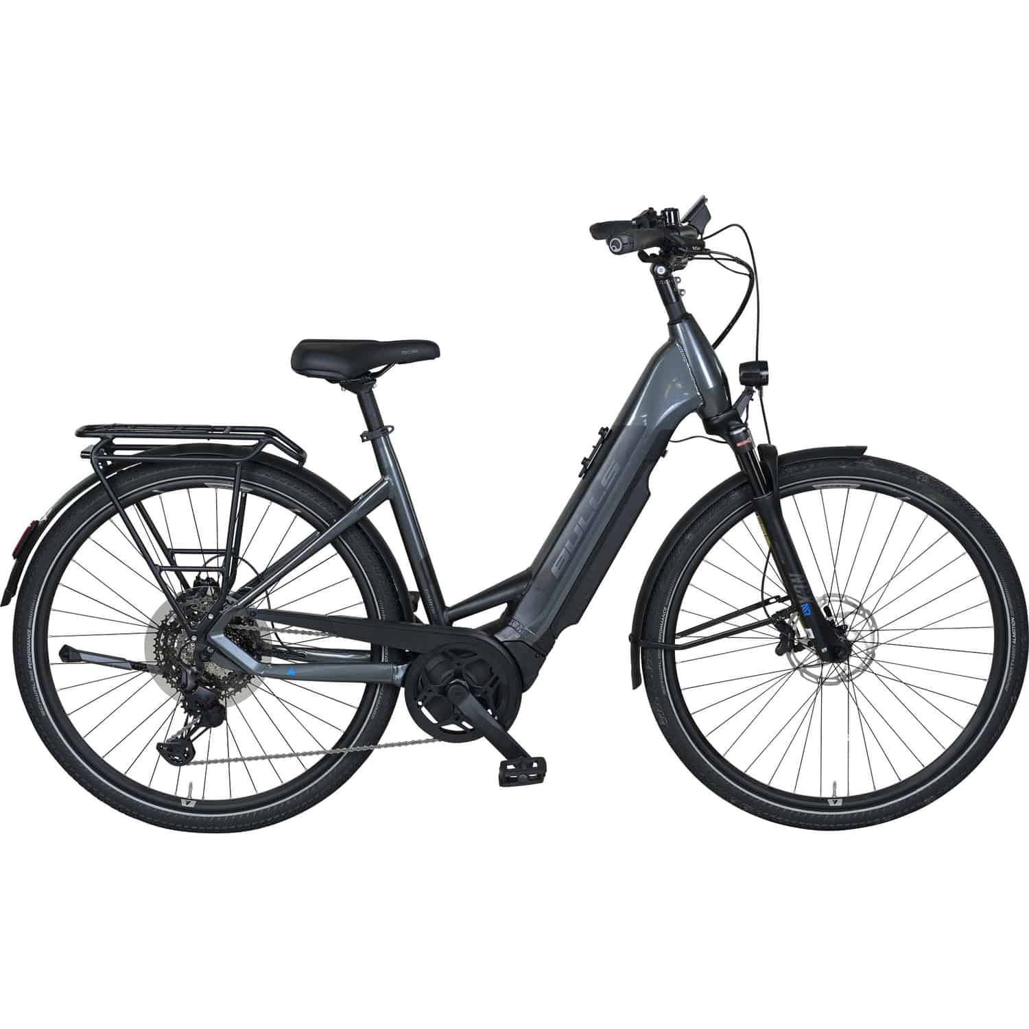 Bulls Lacuba EVO 11 E-Bike Trekkingbike Tiefeinsteiger 28" grau