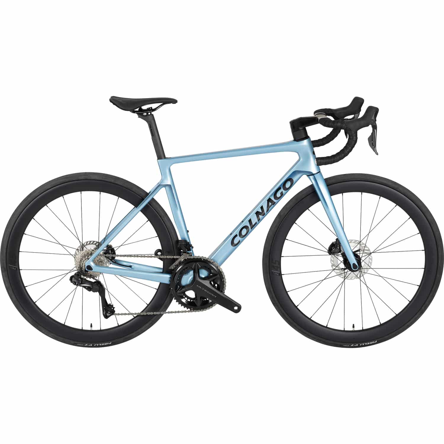Colnago V4 Ultegra Di2 Carbon Rennrad Vision SC45 28" blau