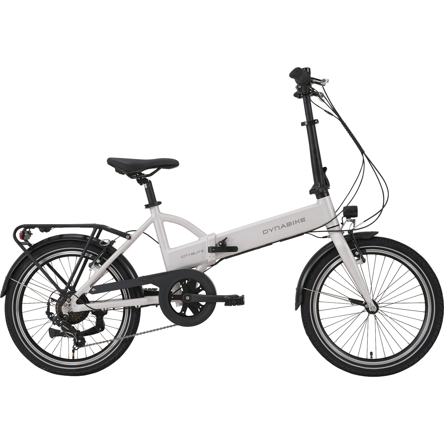 Dynabike Cityblitz E-Bike Faltrad 20" silber