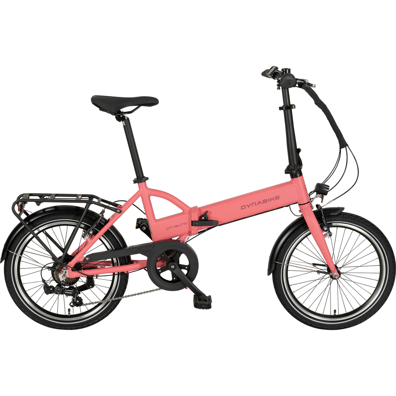 Dynabike City Blitz E-Bike Faltrad 20" rosa