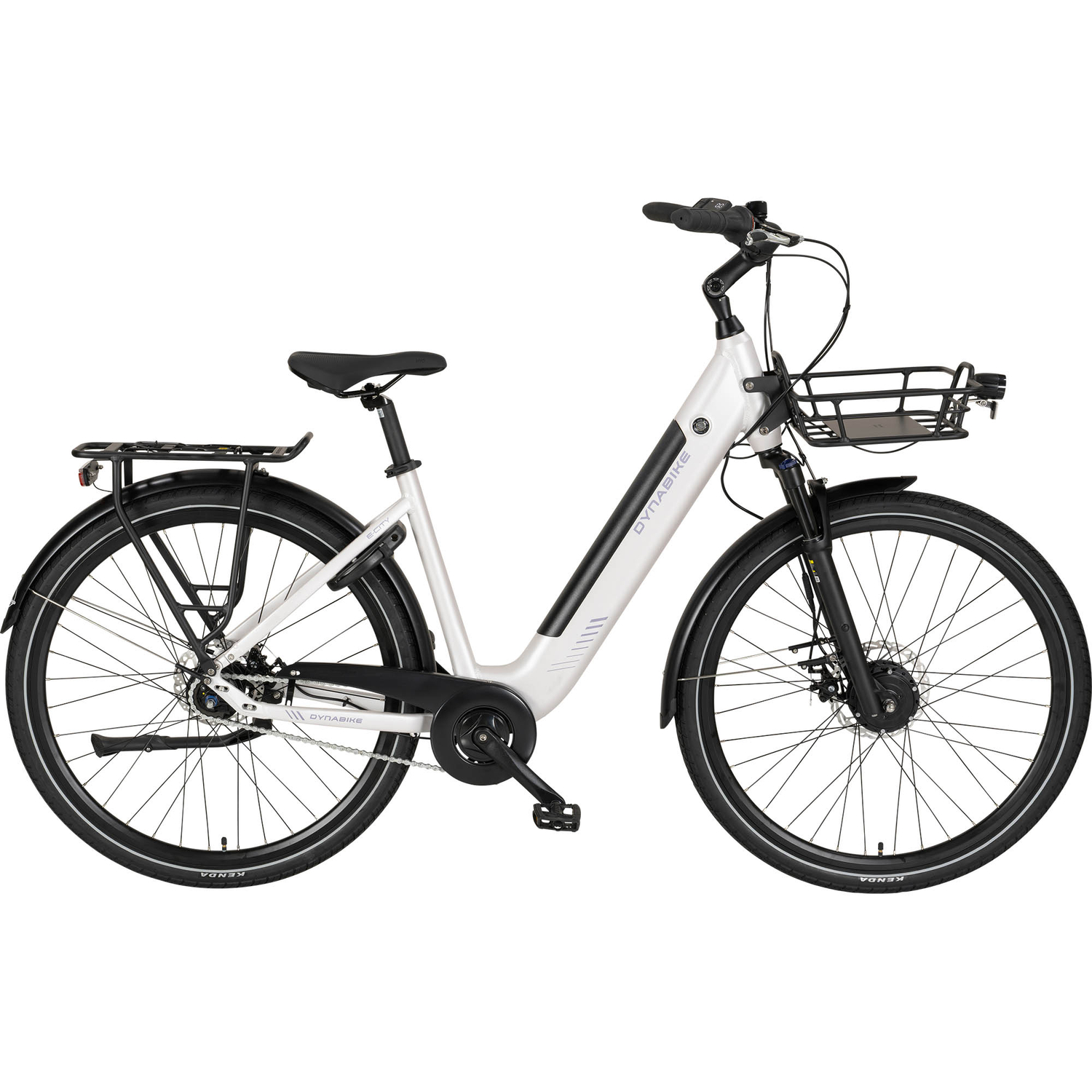 Dynabike E-City E-Bike City Bike Tiefeinsteiger 28" silber