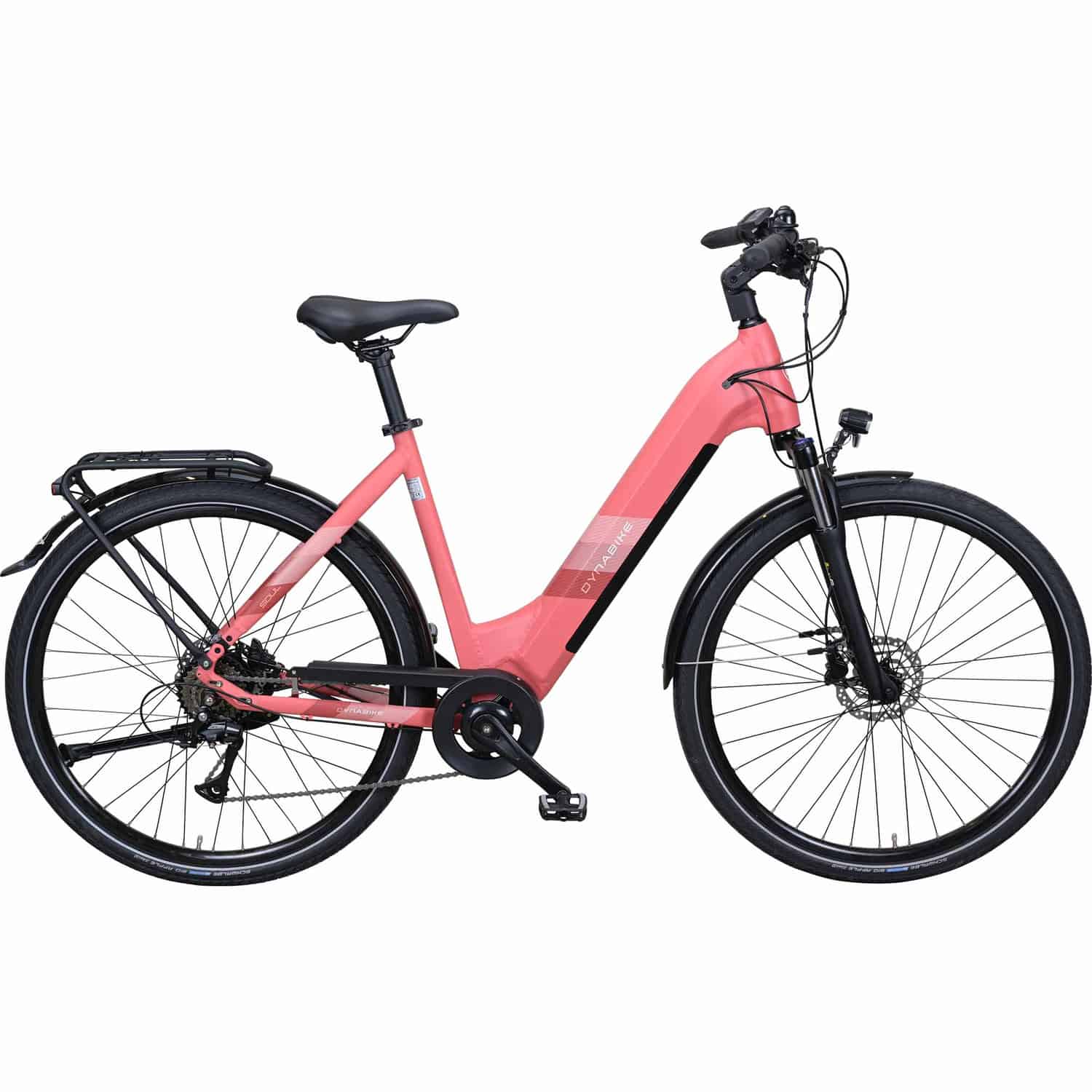 Dynabike Soul E-Bike City Bike Tiefeinsteiger 28" rot 48 cm