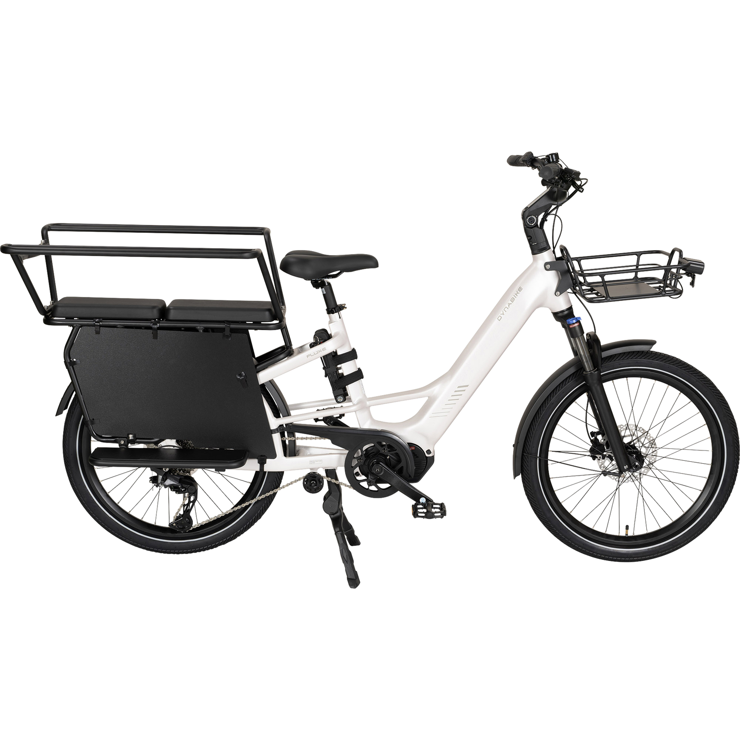 Dynabike E-Flux Lastenrad 24" weiß