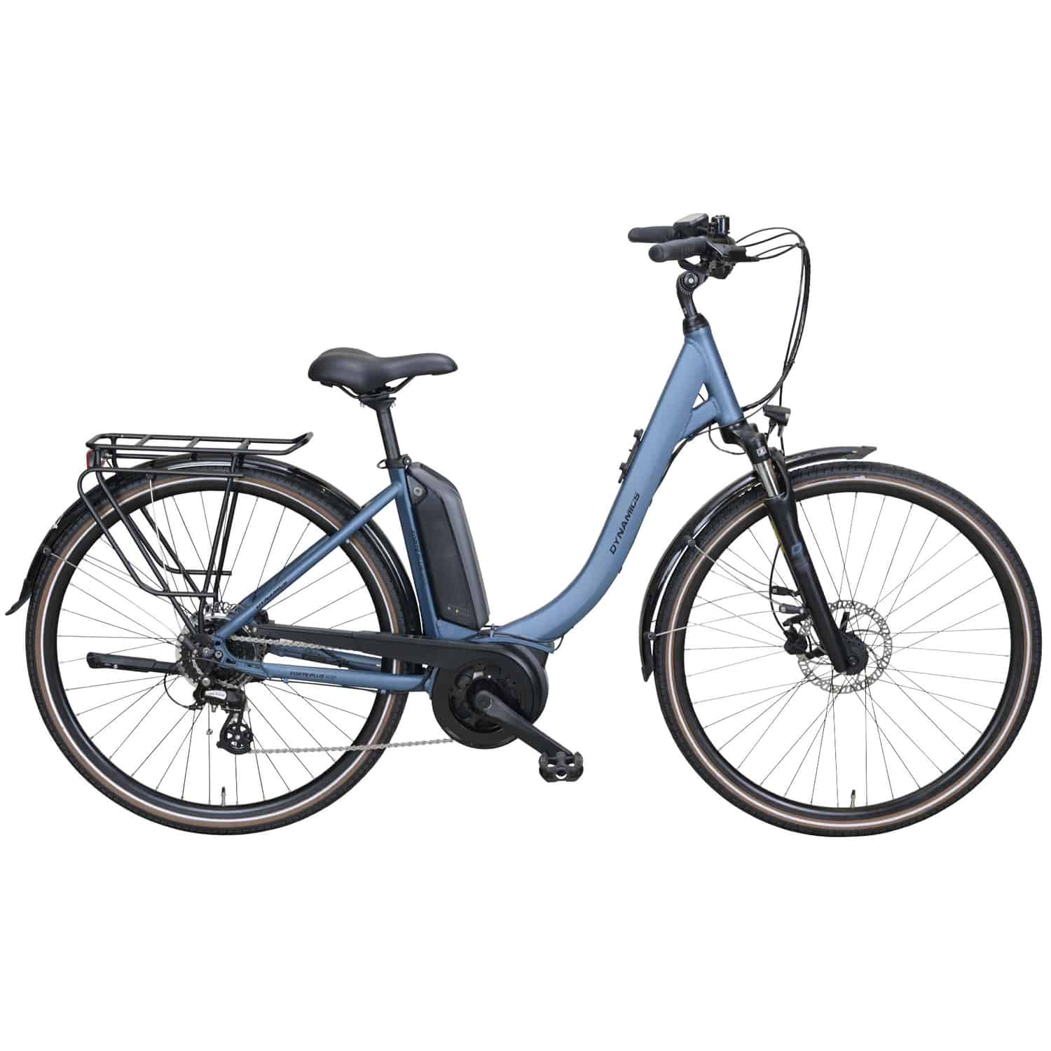 Dynamics Forte Plus 408 E-Bike Trekkingrad Tiefeinsteiger 28" blau