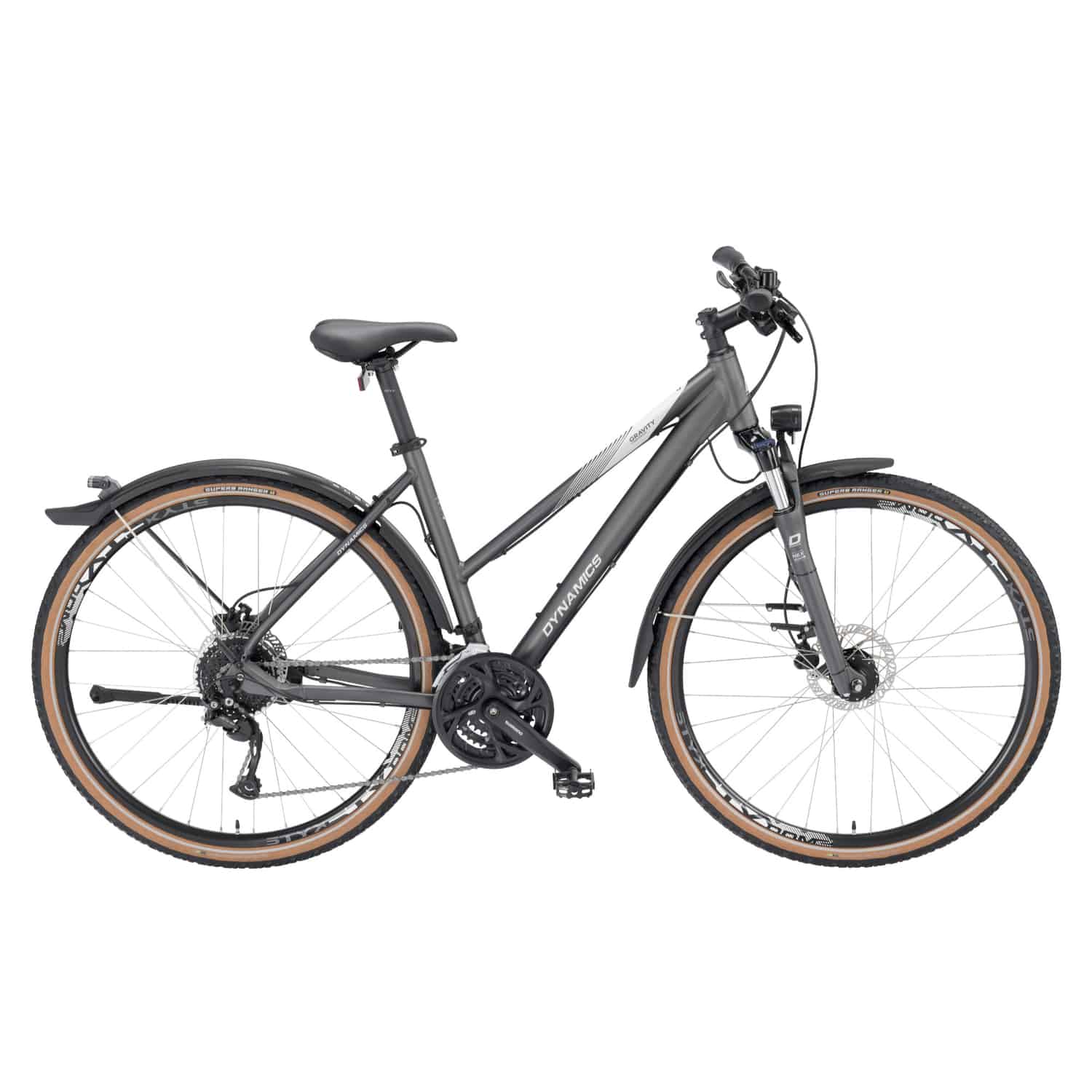 Dynamics Gravity Street Cross Crossbike Trapez 28" grau