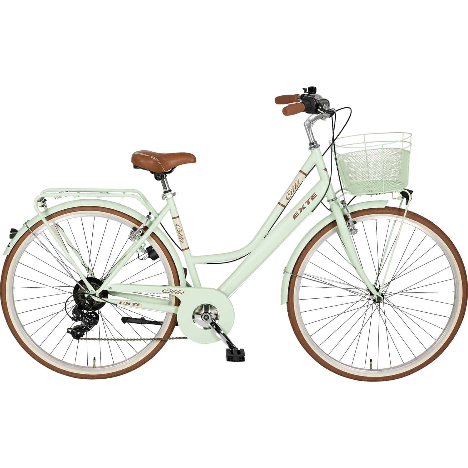 EXTE Citta Cityrad Tiefeinsteiger 28" grün