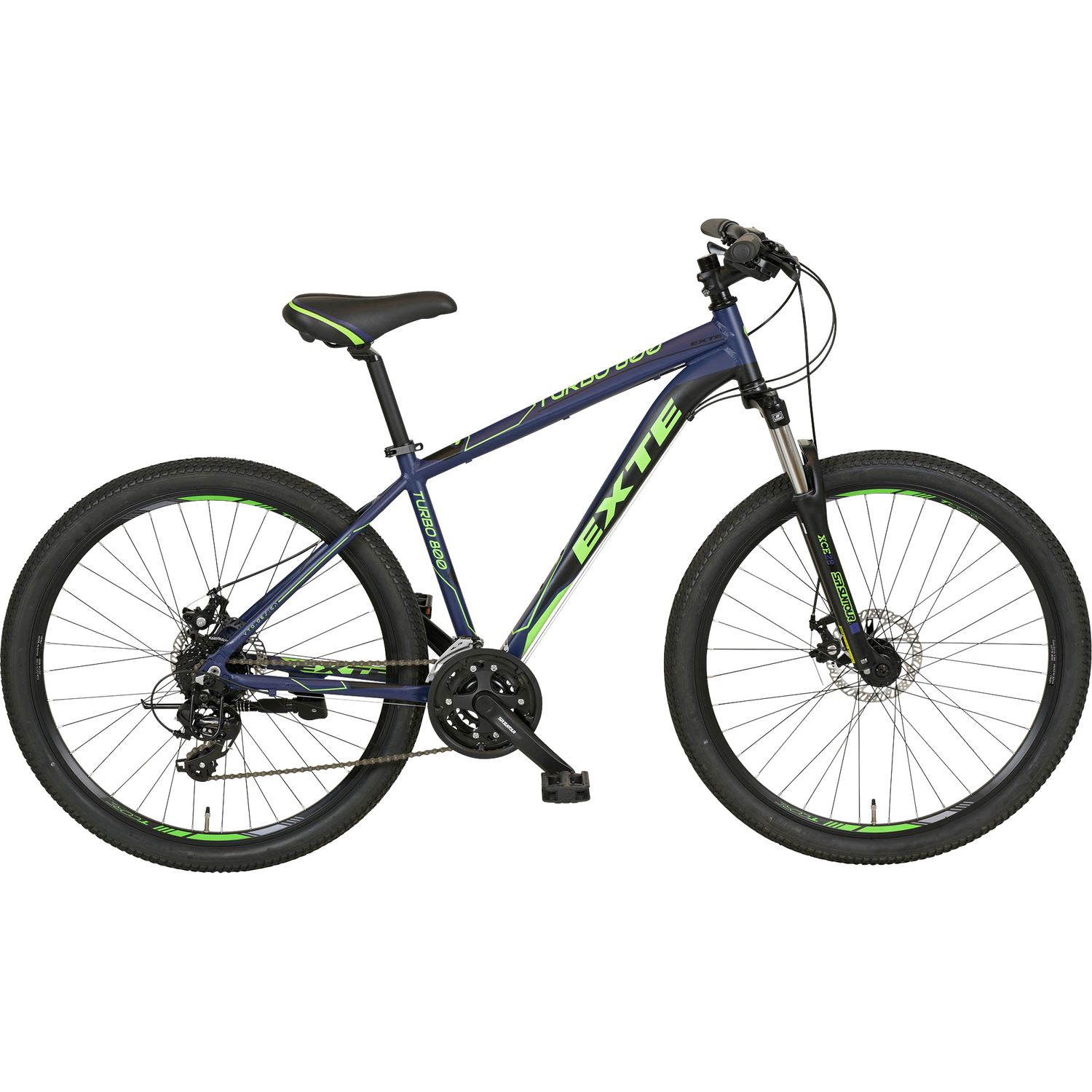 EXTE Turbo 800 Mountainbike Hardtail 27.5" blau