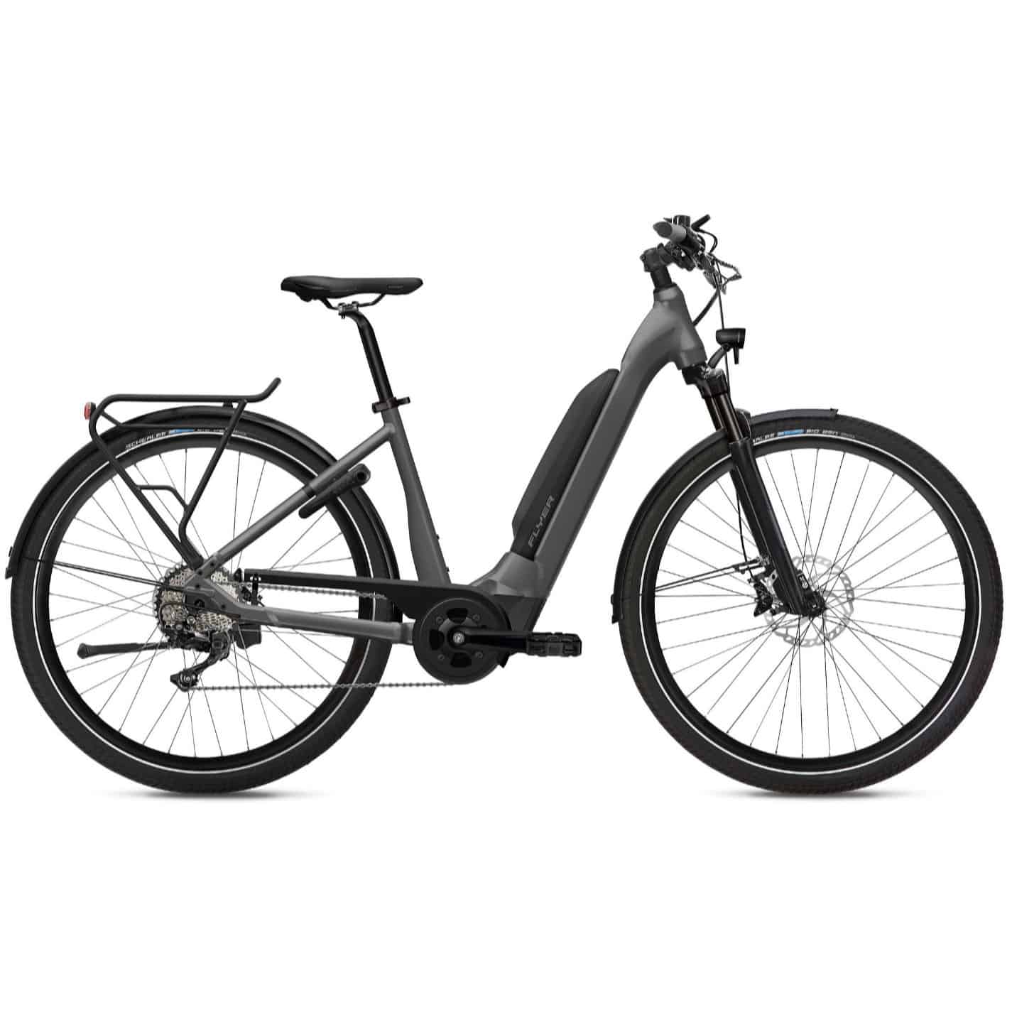 Flyer Upstreet 5 3.12 E-Bike Trekkingrad Tiefeinsteiger 28" schwarz