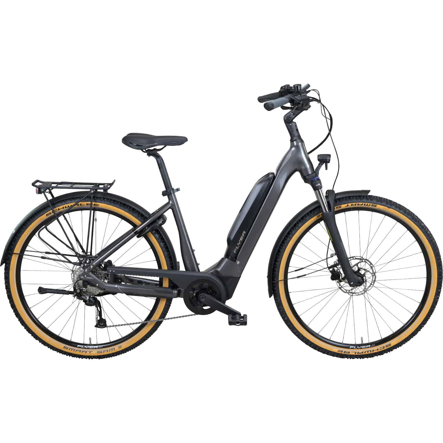 Flyer Upstreet 5 3.12 E-Bike Trekkingrad Tiefeinsteiger 28" grau