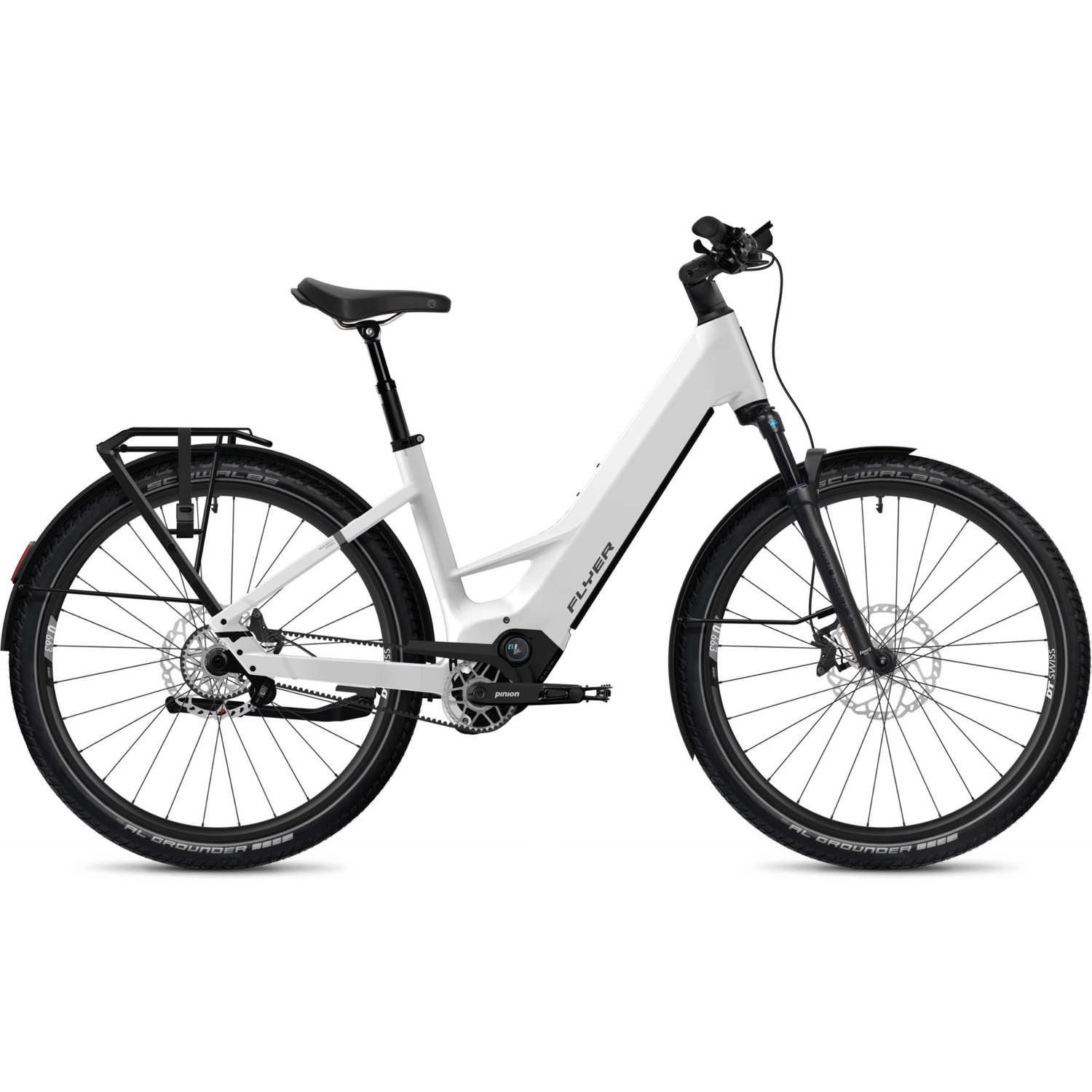 Flyer G1 Goroc TR 7.33 E-Bike Trekkingrad Tiefeinsteiger 29" weiß