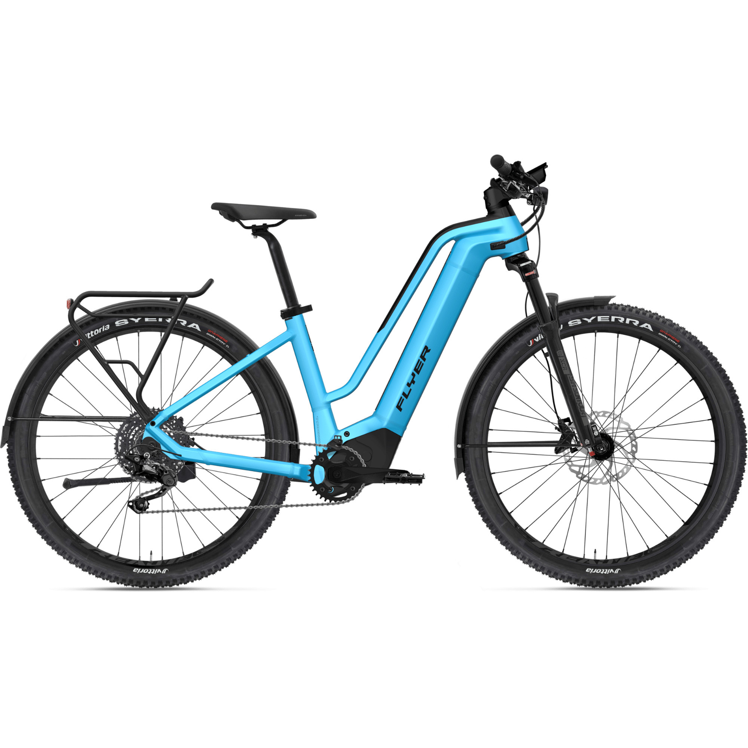Flyer G2 Goroc2 1.10 E-Bike Trekking SUV Trapez 29" blau