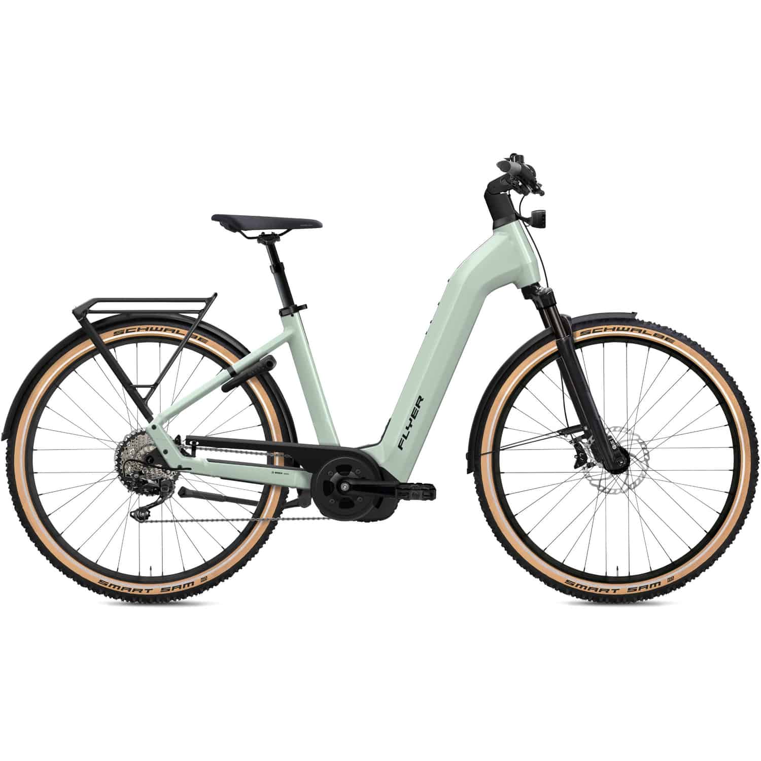 Flyer Gotour 7.12 XC SUV E-Bike Trekkingrad Tiefeinsteiger 29" grün