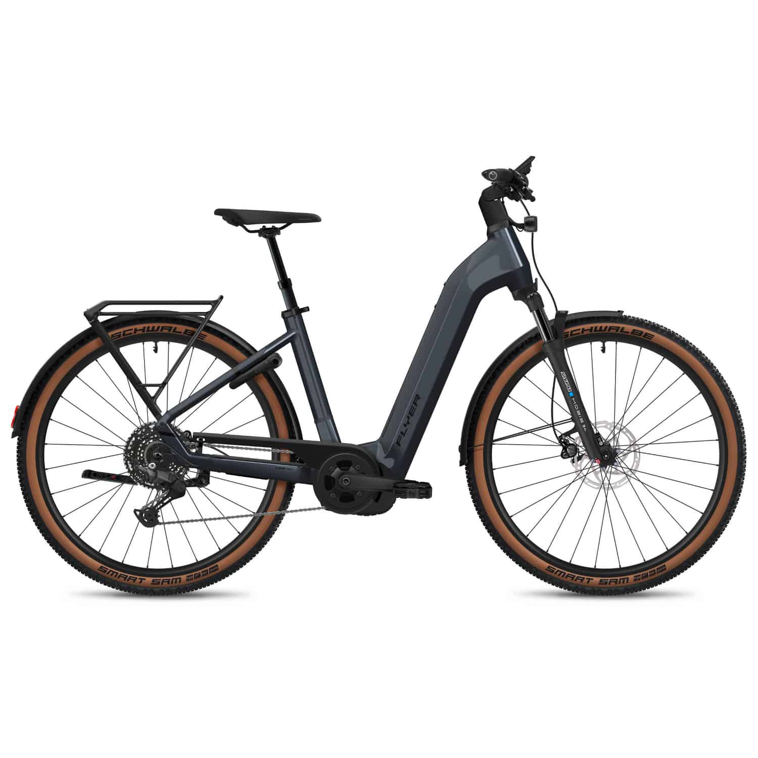 Flyer Gotour 5.12 CX SUV E-Bike Trekkingrad Tiefeinsteiger 29" grau M = 48 cm