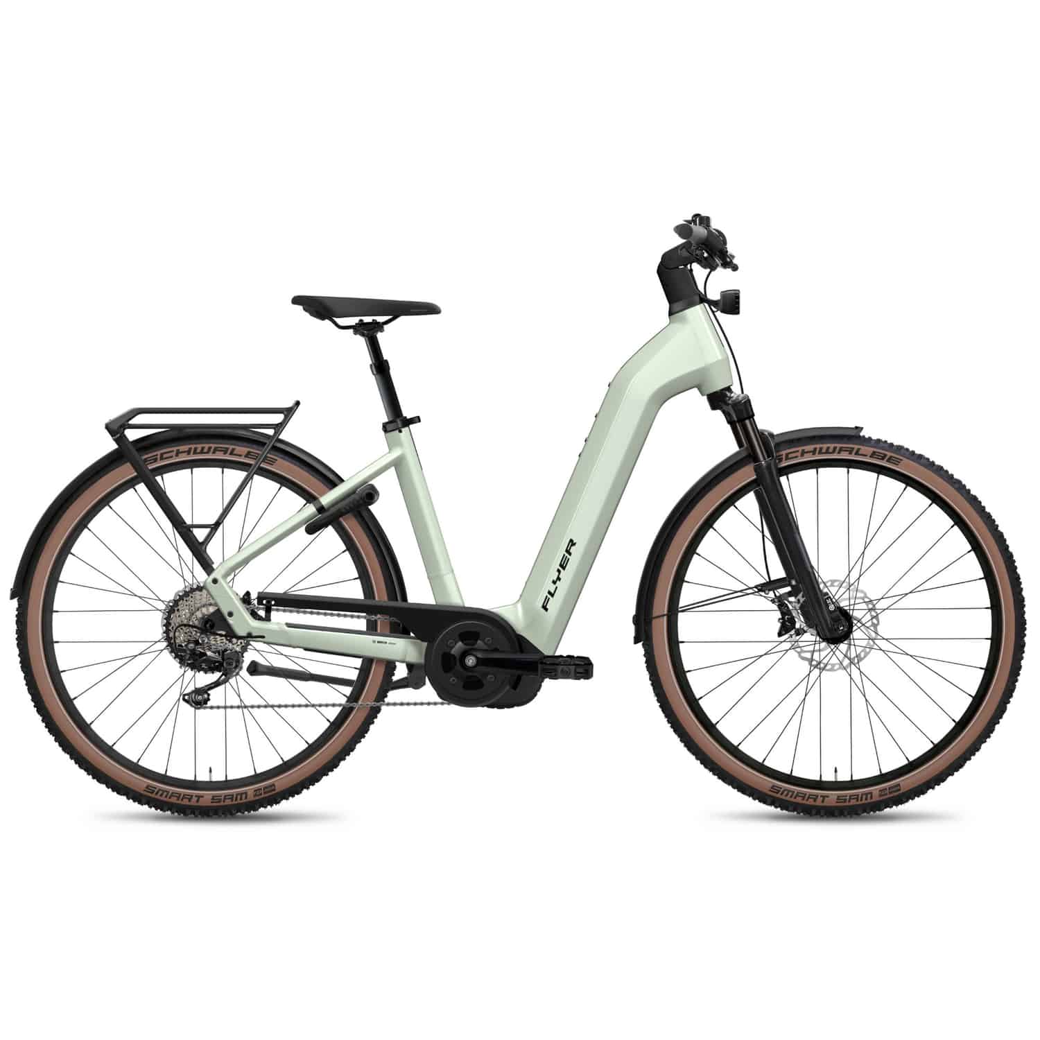 Flyer Gotour 7.12 XC ABS SUV E-Bike Trekkingrad Tiefeinsteiger 29" grün