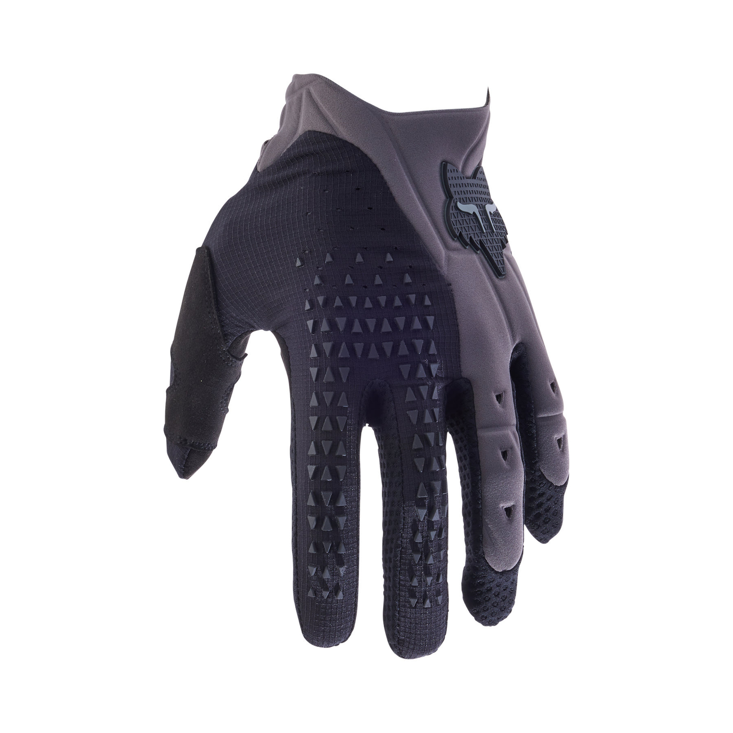 Fox Racing Pawtector Motocross-Handschuh – Schwarz/Gelb, Größe L, Mit Knöchelschutz & Perforierter Handfläche