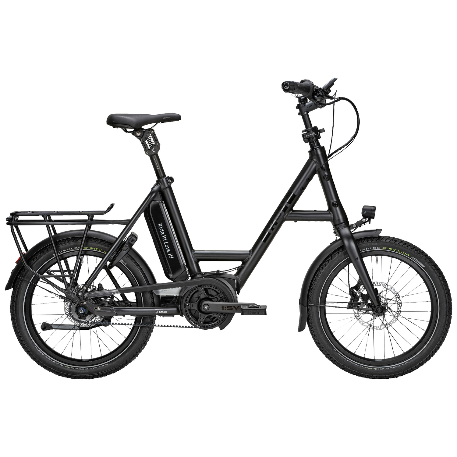 i:SY E5 ZR RT E-Bike Kompaktrad 20" schwarz
