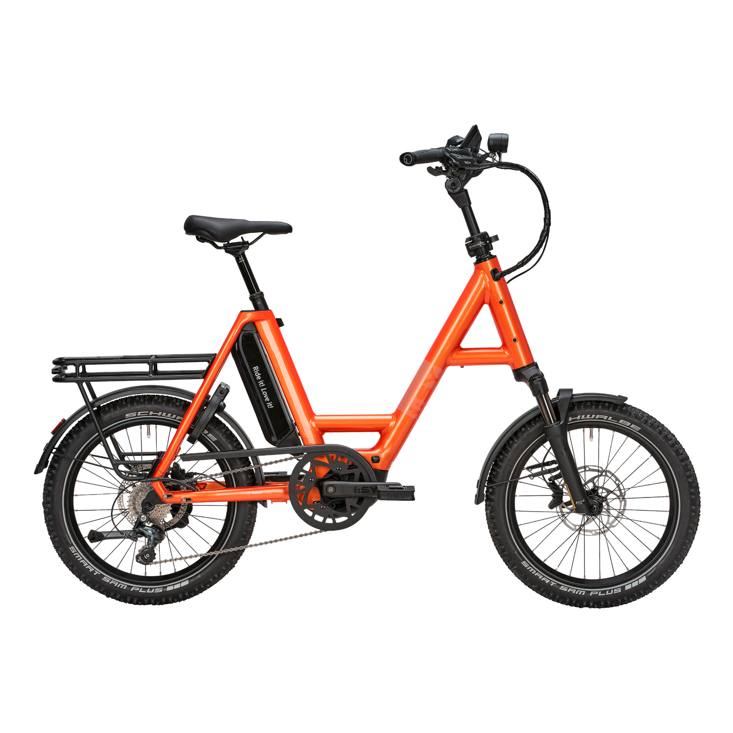 i:SY S10 Adventure E-Bike Kompaktrad 20" orange