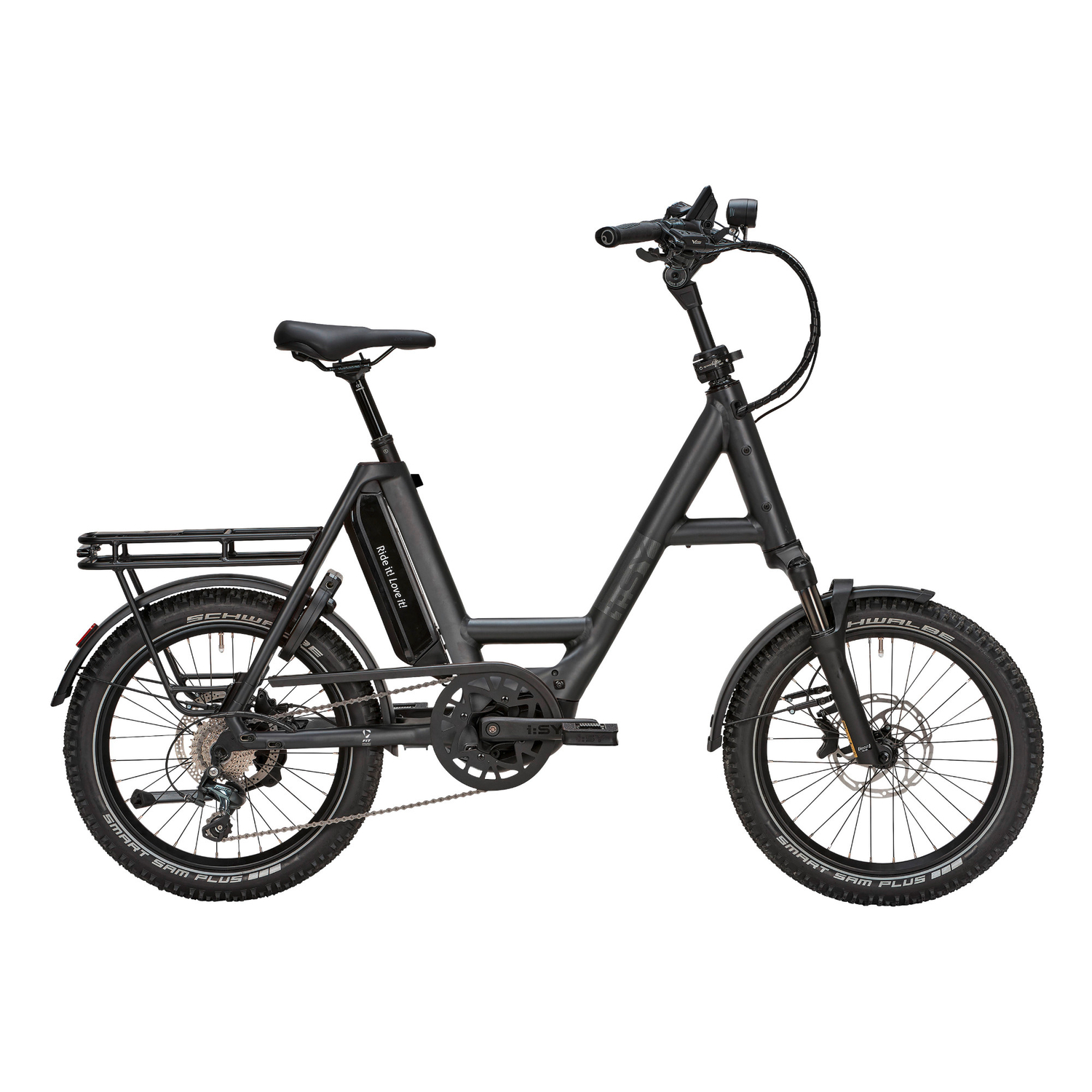 i:SY S10 Adventure E-Bike Kompaktrad 20" schwarz
