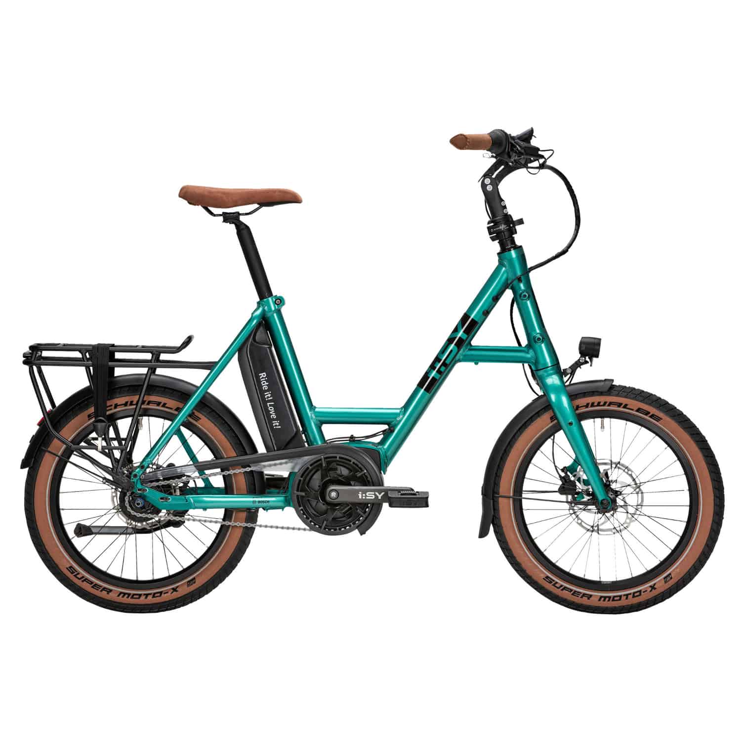 i:SY S8 F B E-Bike Kompaktrad 20" grün