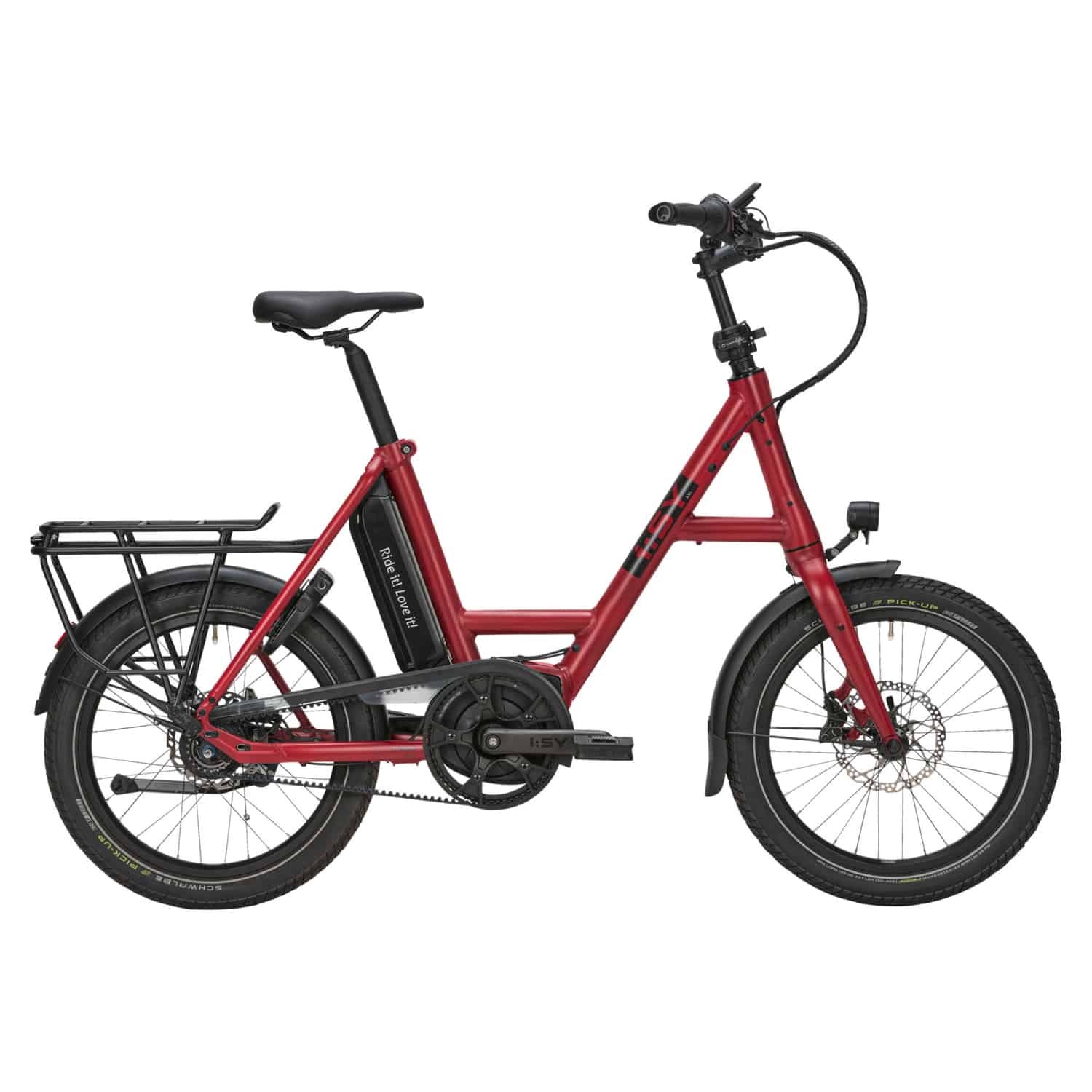 i:SY S8 ZR F 545 Wh E-Bike Kompaktrad 20" rot